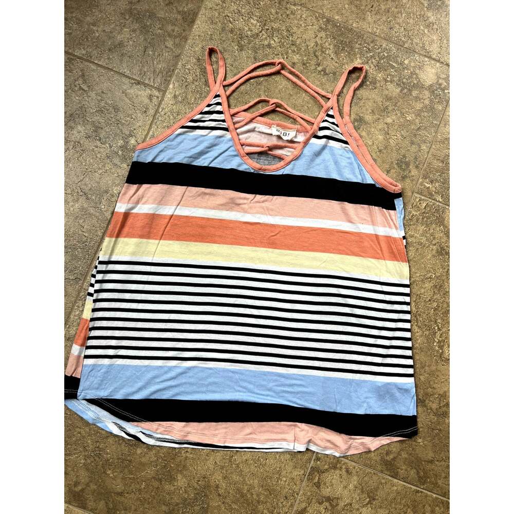 BiBi Color Block Strap Tank, Women's size S